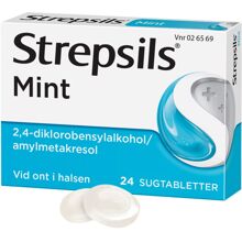 24 tabletter - Mint - Strepsils  (Läkemedel)