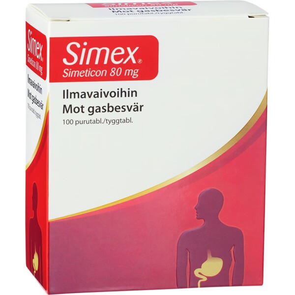 Simex Tuggtablett 80mg
