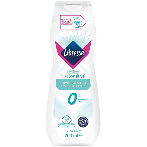 Libresse Dailies PureSensitive Intimate Wash Gel