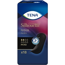 18 st/paket - TENA Silhouette Noir Mini