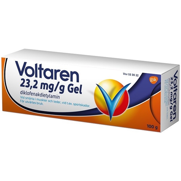 Voltaren Gel 23,2mg/g 100g (Läkemedel)