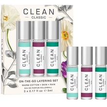 1 set - Clean Fragrance Layering Trio Gift Set