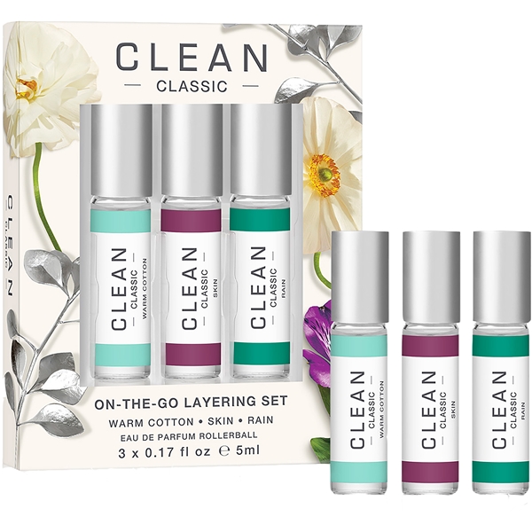 Clean Fragrance Layering Trio Gift Set (Bild 1 av 2)