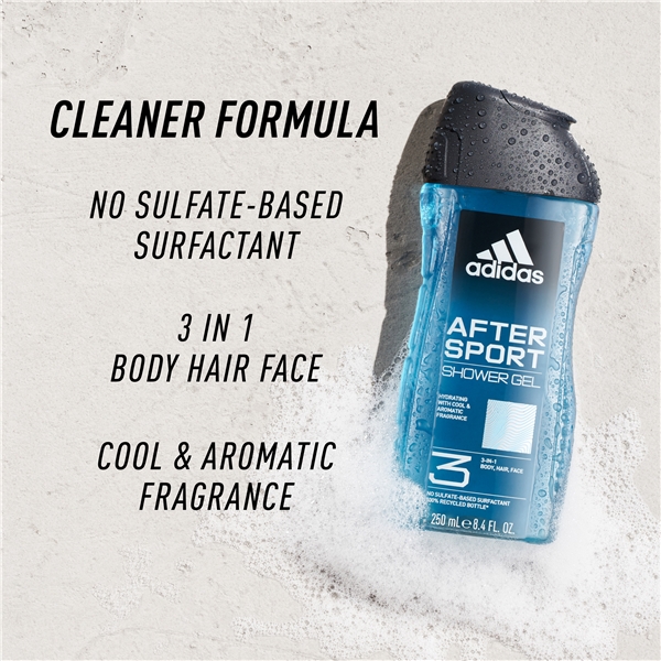 Adidas After Sport For Him - Shower Gel (Bild 3 av 6)