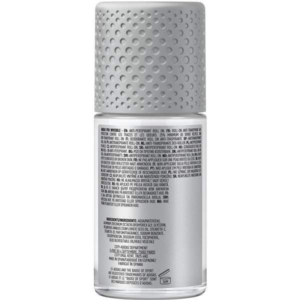 Adidas Pro Invisible - 48H AntiPerspirant Roll On (Bild 2 av 4)