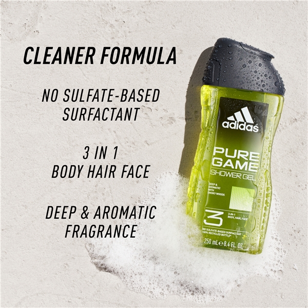 Adidas Pure Game For Him - Shower Gel (Bild 3 av 5)