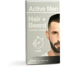 1 set - Black - Active Men Hair + Beard Color