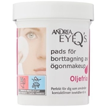 65 st/paket - EyeQ Oil Free Makeup Remover Pads