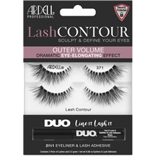 1 set - No. 371 Elongate Outer Volume - Ardell Lash Contour