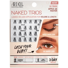 1 set - Ardell Naked Trios Lashes Kit