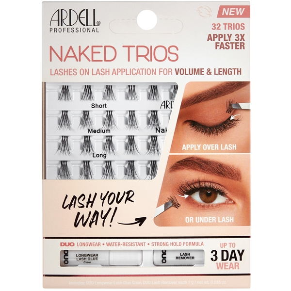 Ardell Naked Trios Lashes Kit (Bild 1 av 3)
