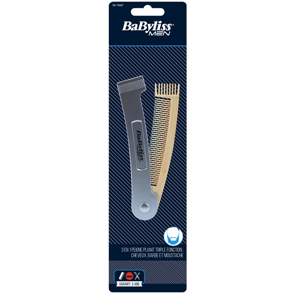 BaBylissMen 794687 3in1 Folding Comb