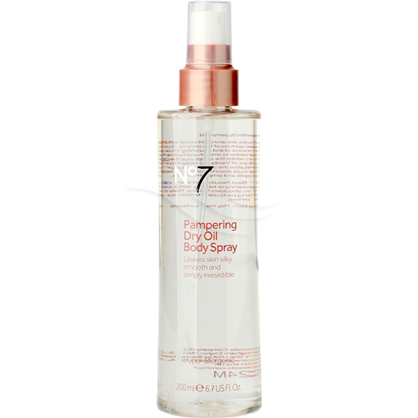 No7 Pampering Dry Oil Body Spray