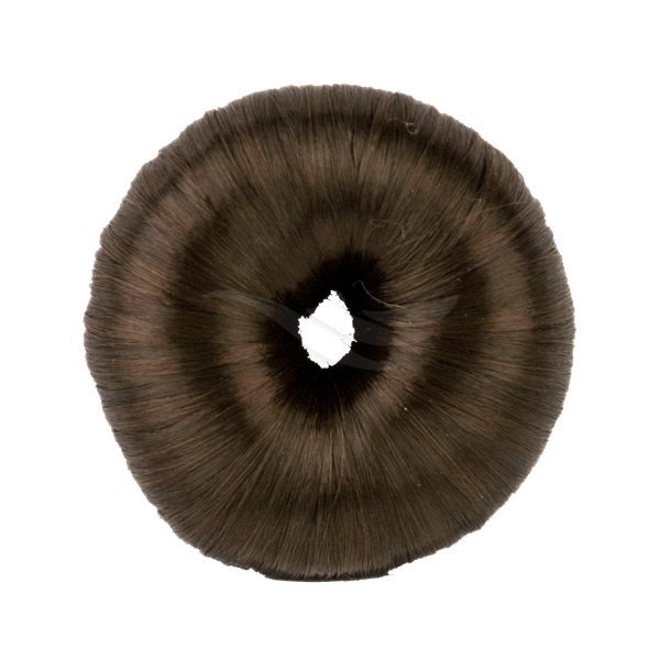 791911 Small Brown Donut With Hair