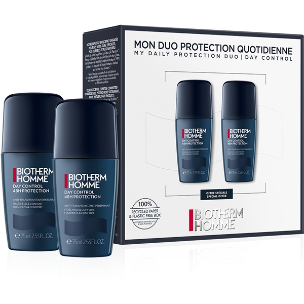 Biotherm Homme Duo Day Control Roll On Deo (Bild 1 av 2)