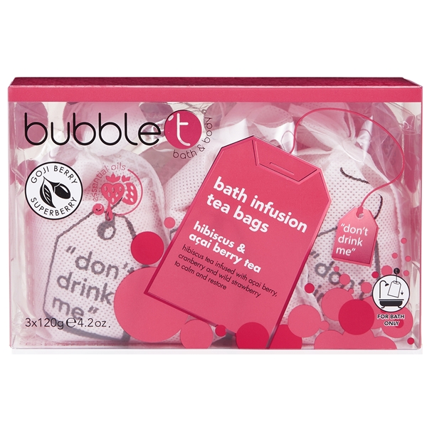 Hibiscus & Acai Berry Big Bath Infusion Tea Bags (Bild 2 av 2)