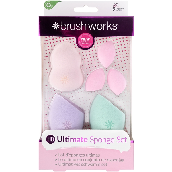 Brushworks HD Ultimate Complexion Sponge Set (Bild 1 av 2)