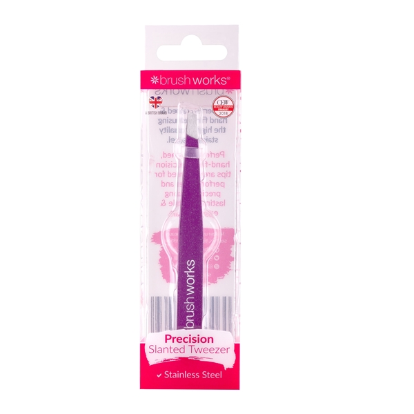 Brushworks Precision Slanted Tweezers