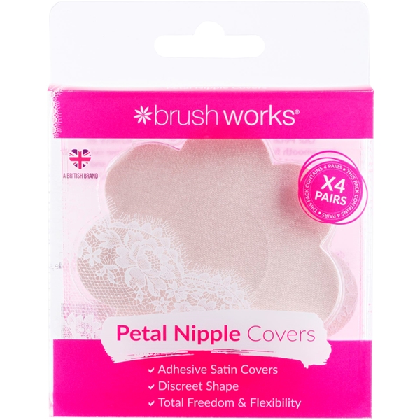 Brushworks Nude Satin Nipple Covers (Bild 2 av 3)