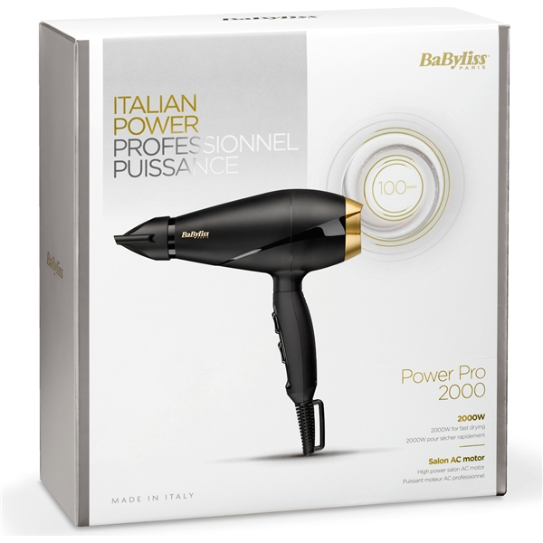 BaByliss 6704E Hair Dryer Power Pro 2000 (Bild 2 av 4)