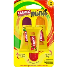 1 set - Carmex Lip Balm Minis  SPF15