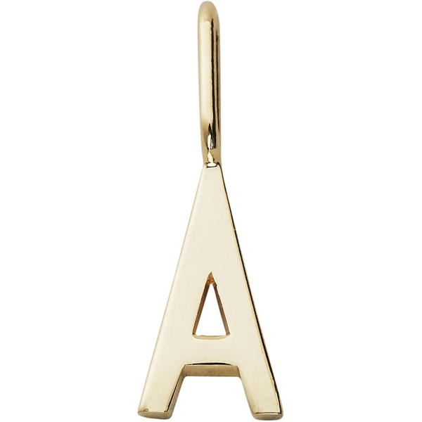 Design Letters Archetype Charm 10 mm Gold A-Z (Bild 1 av 3)