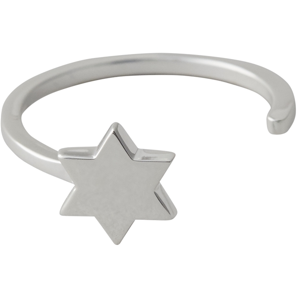 Design Letters Star Ring Silver (Bild 1 av 2)