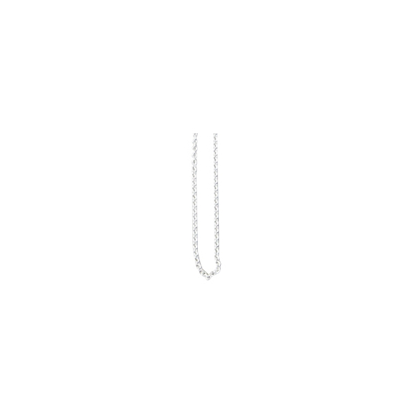 Design Letters Necklace Chain 60 cm Silver (Bild 1 av 2)