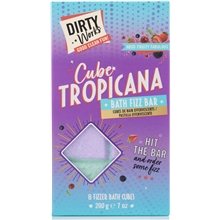 Dirty Works Cube Tropicana Fruity Bath Bomb Bar