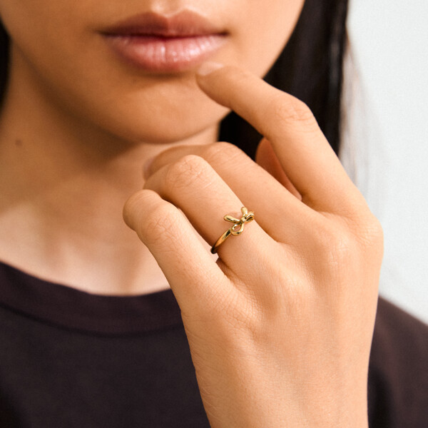 63253-2014 Lulu Bow Stack Ring (Bild 3 av 3)