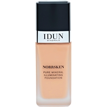 30 ml - No. 214 Ylva - IDUN Norrsken Pure Mineral Foundation