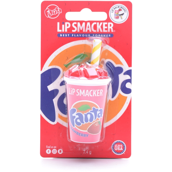 Lip Smacker Fanta Strawberry Cup Lip Balm (Bild 1 av 2)