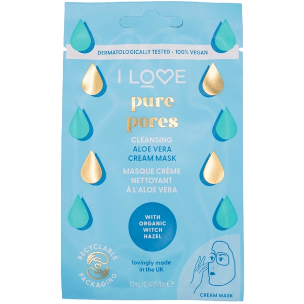 I Love Pure Pores Cleansing Aloe Vera Cream Mask