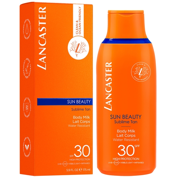 Lancaster SPF30 Sun Beauty Sublime Tan Body Milk (Bild 2 av 5)