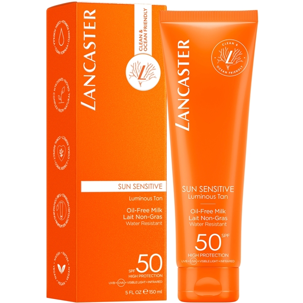 Lancaster SPF50 Sun Sensitive Oil Free Milk (Bild 2 av 3)