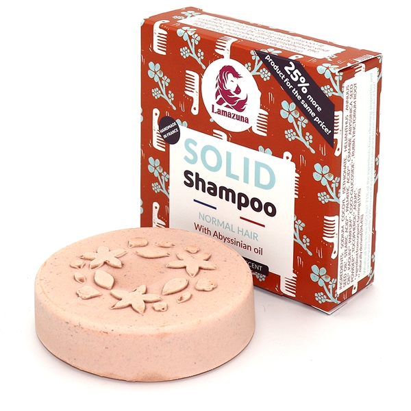 Lamazuna Solid Shampoo Normal Hair Abyssinian Oil (Bild 2 av 3)