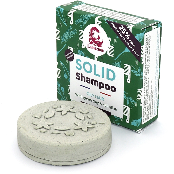 Lamazuna Solid Shampoo Oily Hair w Green Clay (Bild 2 av 3)
