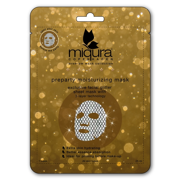 Miqura Preparty Glittermask (Bild 1 av 2)