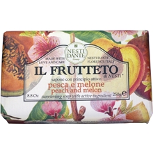 250 gram - Il Frutteto Peach & Melon Soap