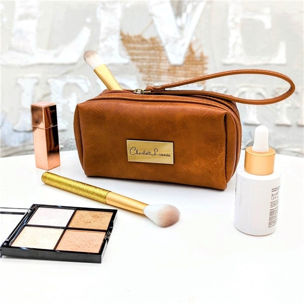 Brown Zircon Casual Makeup Bag (Bild 7 av 7)