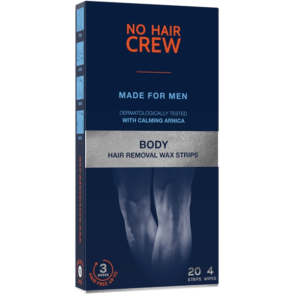 No Hair Crew Body Hair Removal Wax Strips (Bild 2 av 2)