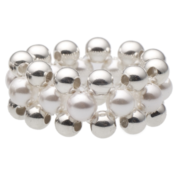 Treasure Ring - 925 White Pearl