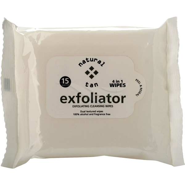 Natural Tan Exfoliating Wipes