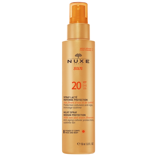Nuxe SUN Milky Spray for Face and Body SPF 20