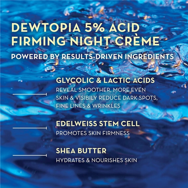 Transform Dewtopia 5% Acid Firming Night Crème (Bild 5 av 5)