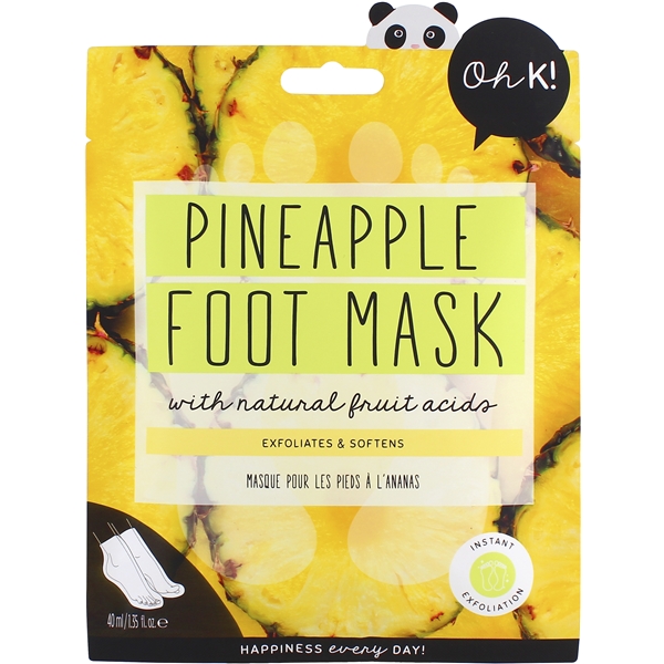 Oh K! Pineapple Exfoliating Foot Mask (Bild 1 av 2)