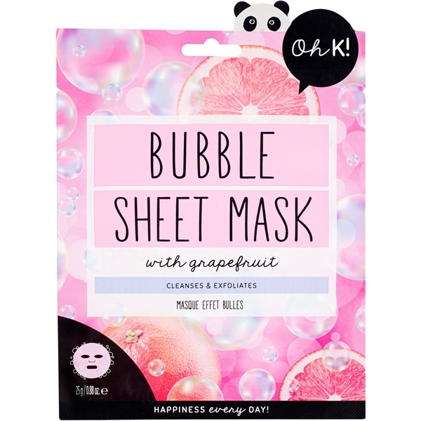 Oh K! Bubble Mask with Grapefruit (Bild 1 av 3)