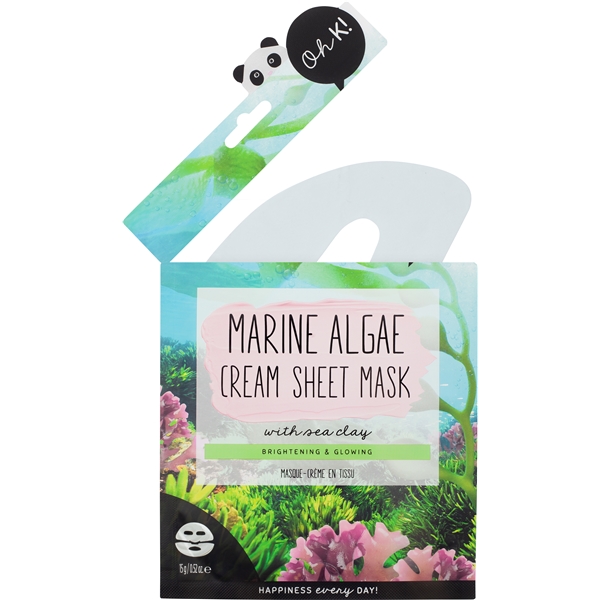 Oh K! Marine Algae Cream Sheet Mask with Sea Clay (Bild 3 av 4)