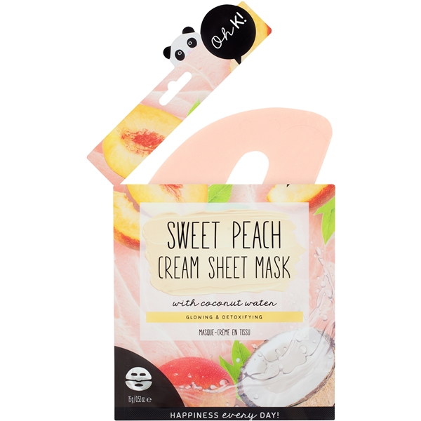 Oh K! Sweet Peach Cream Sheet Mask (Bild 3 av 4)