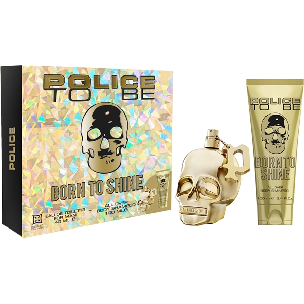 Police To Be Born to Shine Man - gift set